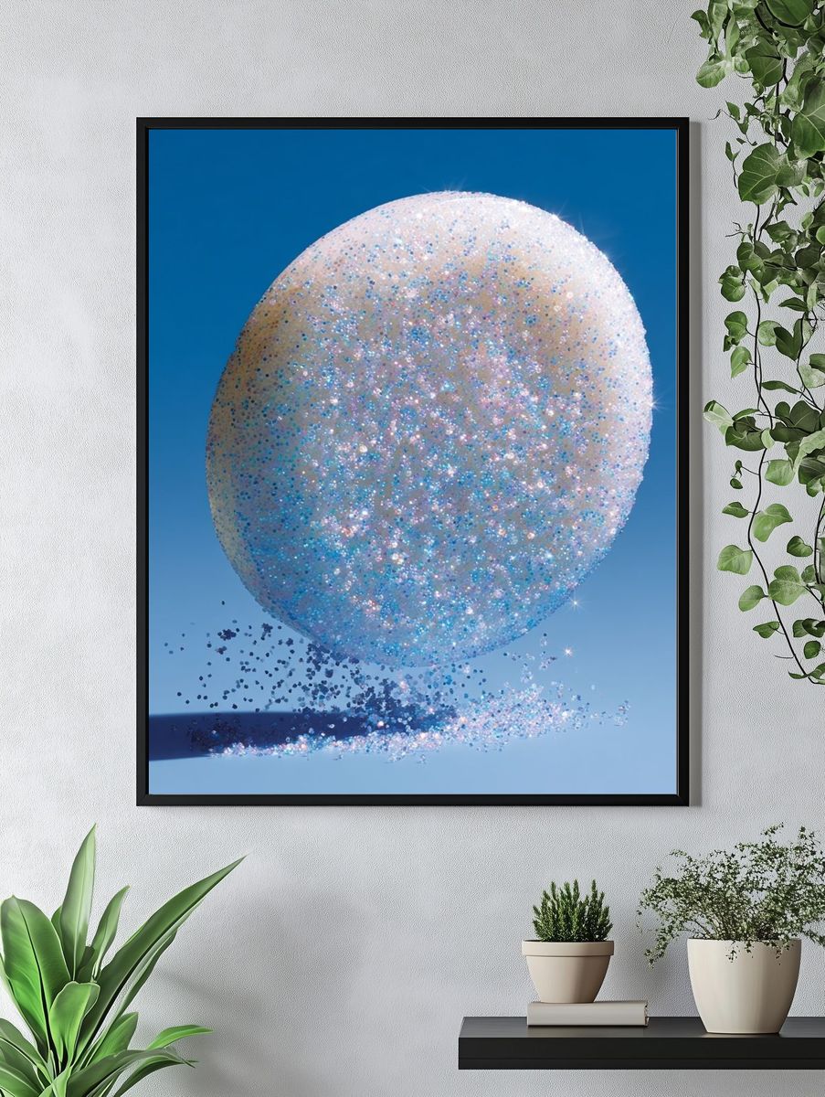 Glittering Orb — Photography Print. — room view 4