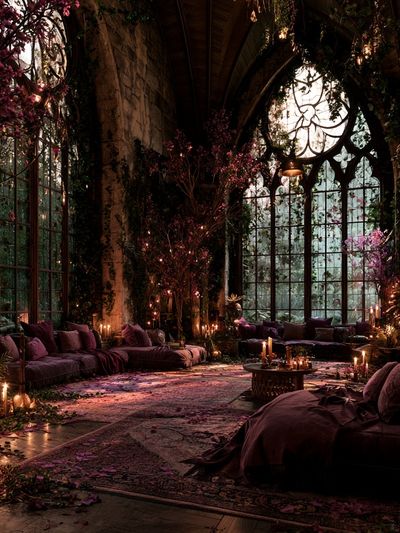 Enchanted Gothic Conservatory Poster. poster
