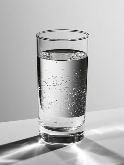 Glass of Water Photography Poster.
