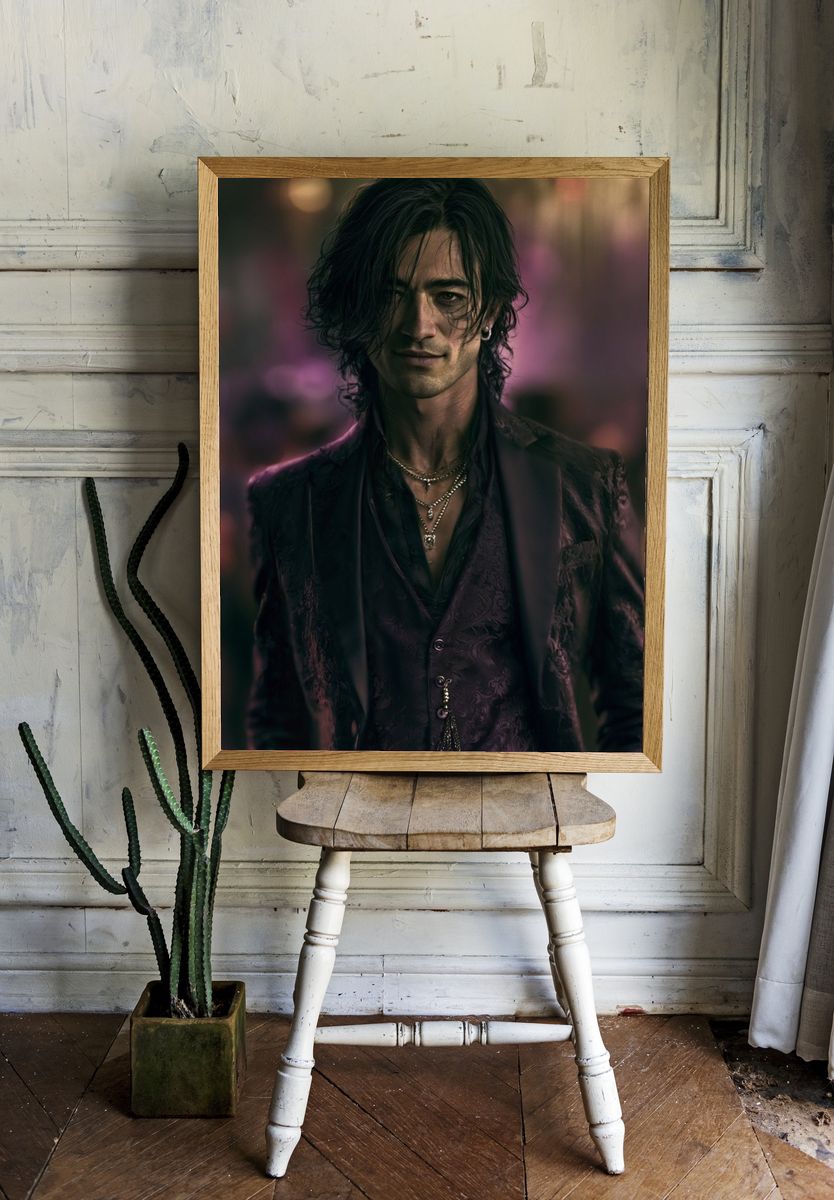 Gothic Portrait Photography Poster. room preview