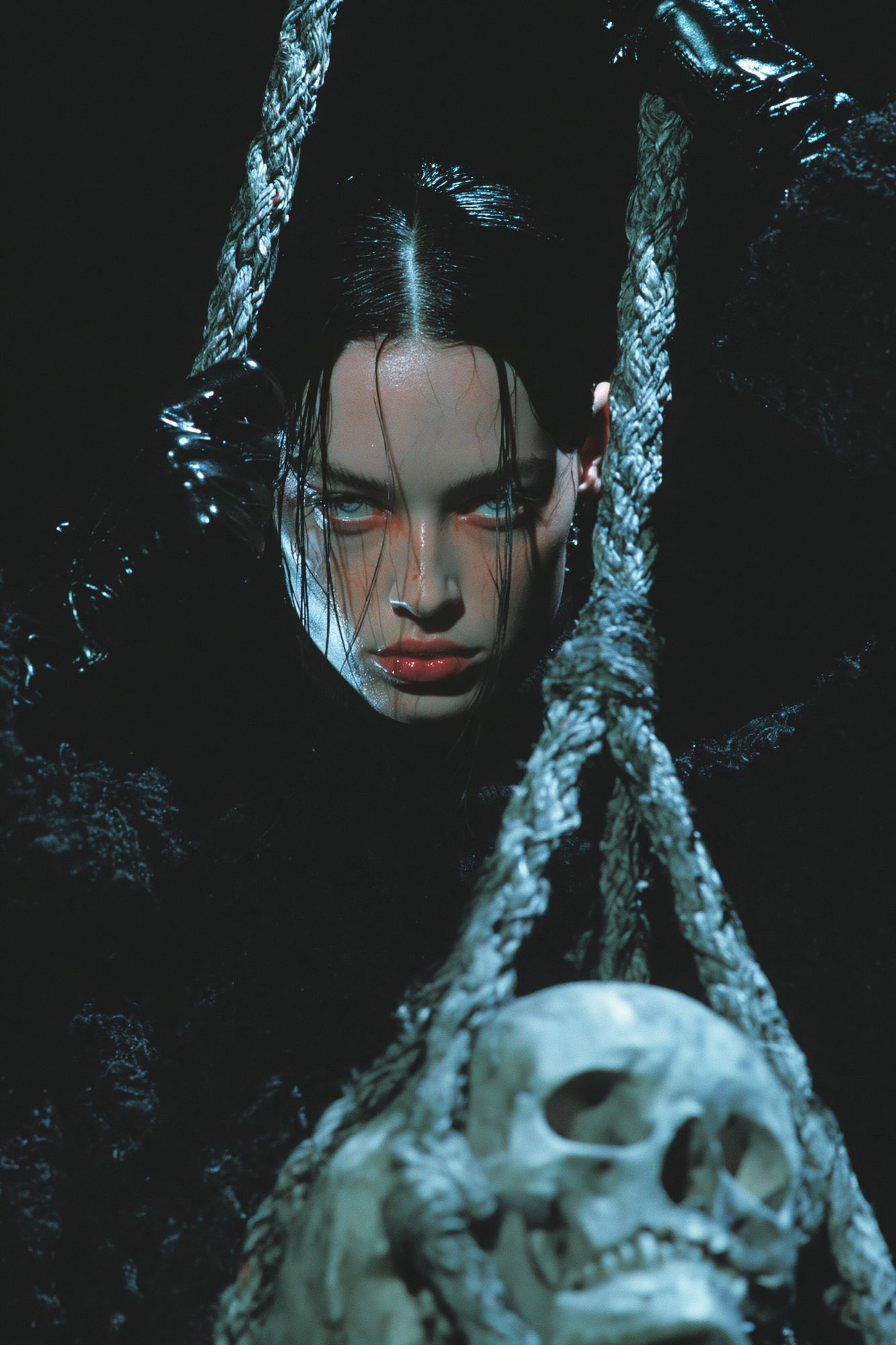 Gothic Portrait Photography Poster. poster — photography art