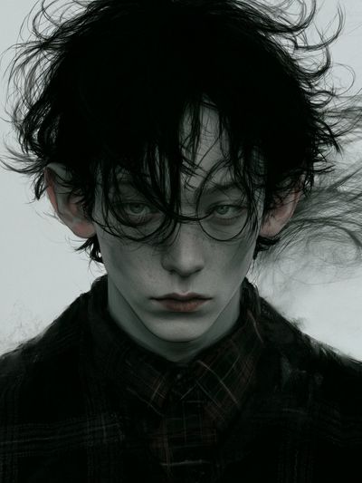 Gothic Portrait Photography Poster. poster