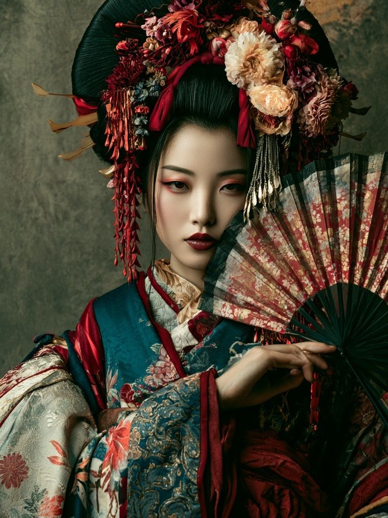 Geisha Portrait Photography Poster. poster — photography art
