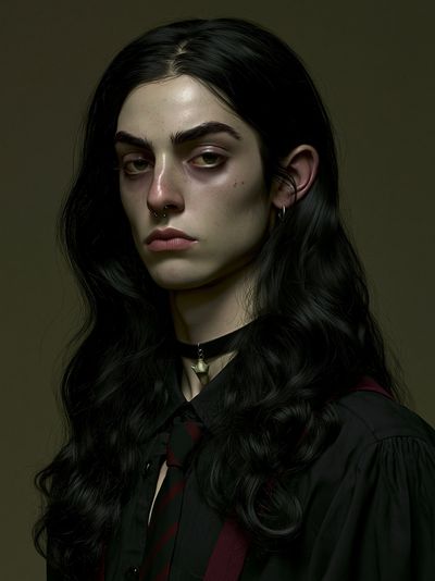 Gothic Portrait Photography Poster.