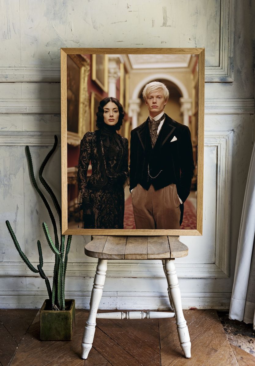 Gothic Portrait Photography Poster. — room view 1