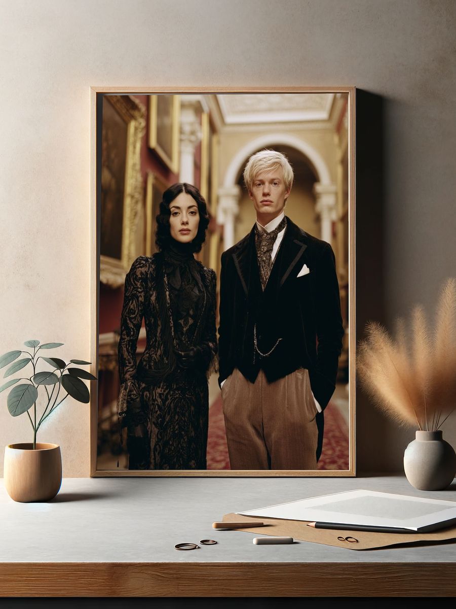 Gothic Portrait Photography Poster. — room view 2