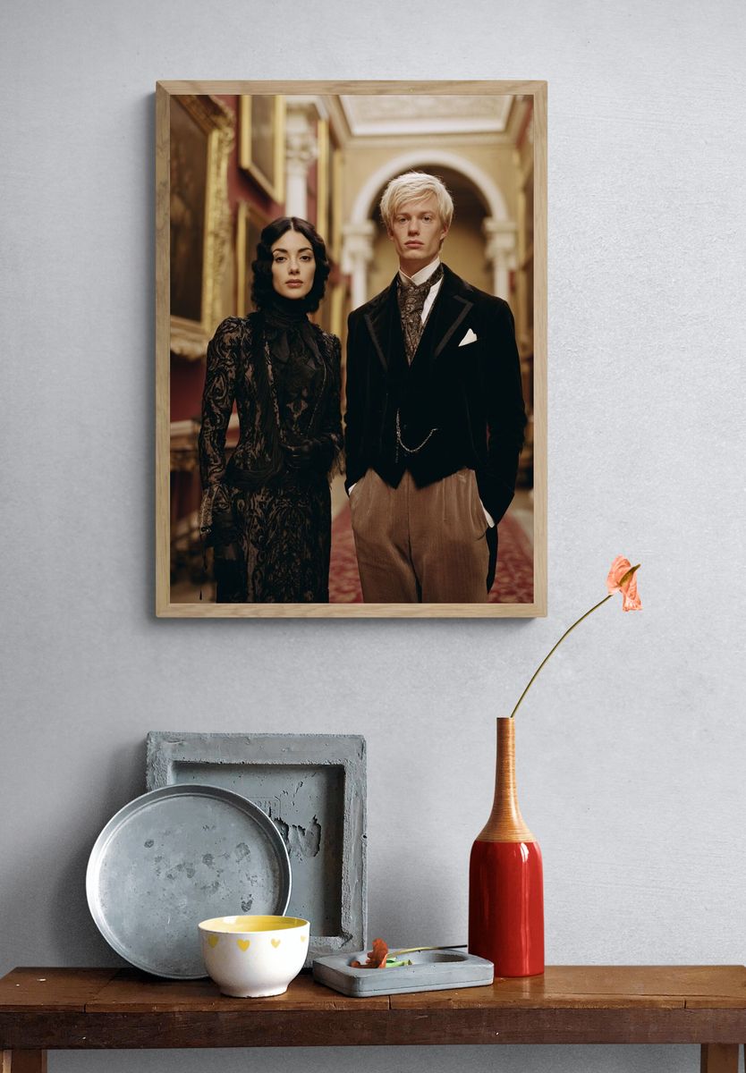 Gothic Portrait Photography Poster. — room view 3
