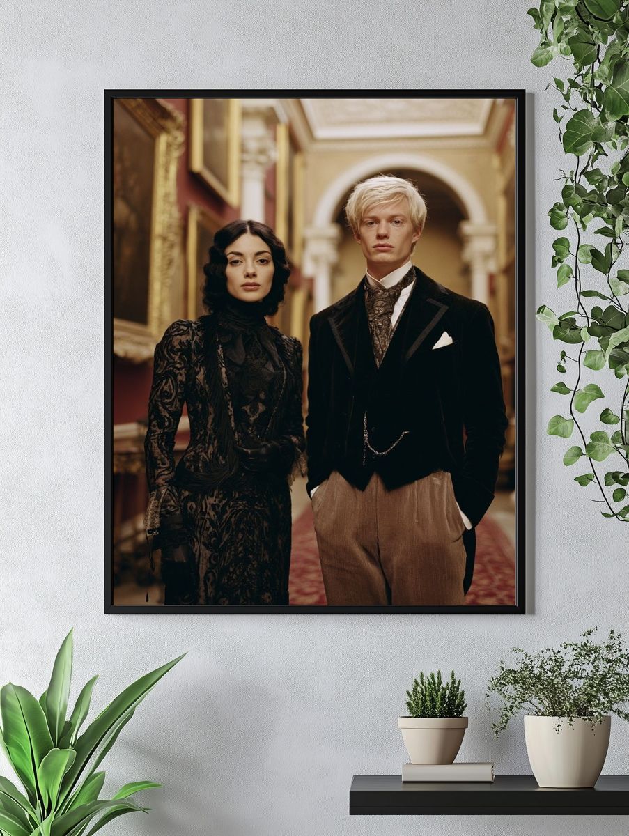 Gothic Portrait Photography Poster. — room view 4