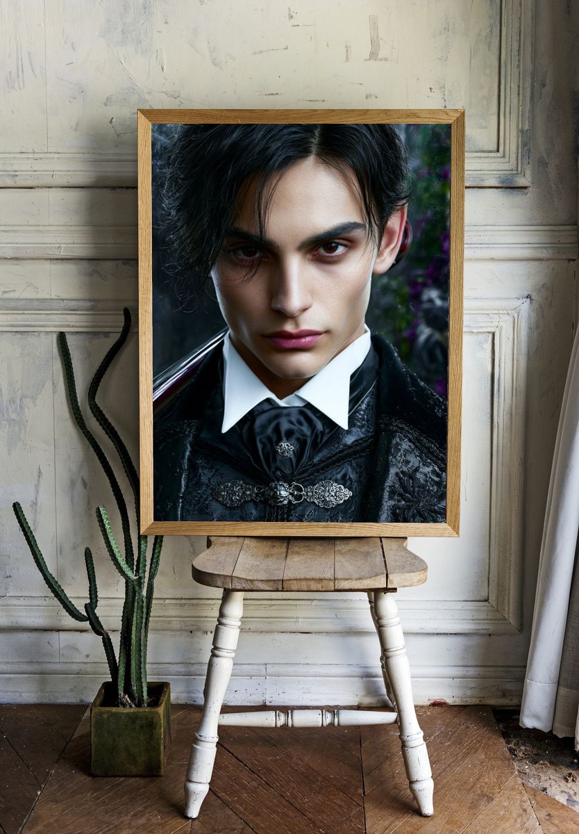 Gothic Portrait Photography Poster. room preview