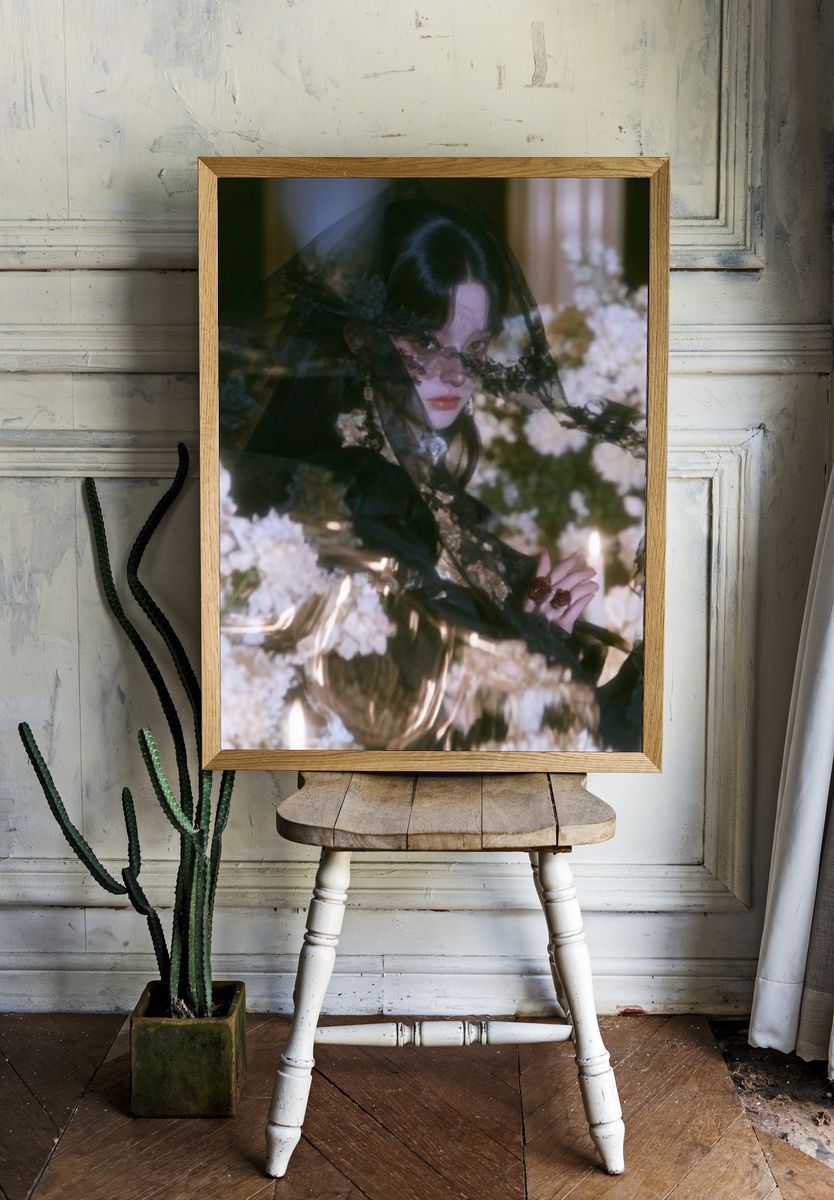 Gothic Portrait Photography Poster. — room view 1