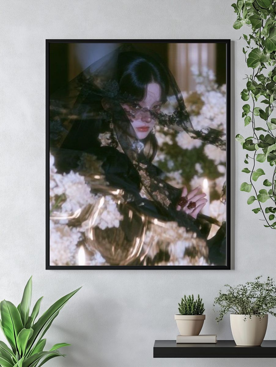 Gothic Portrait Photography Poster. — room view 4