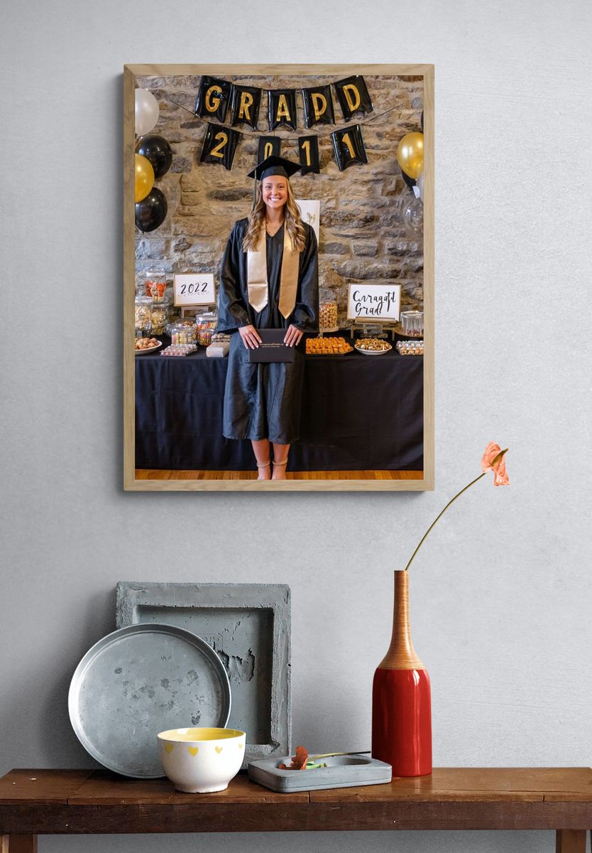 Graduation Celebration Photography Poster. — room view 3