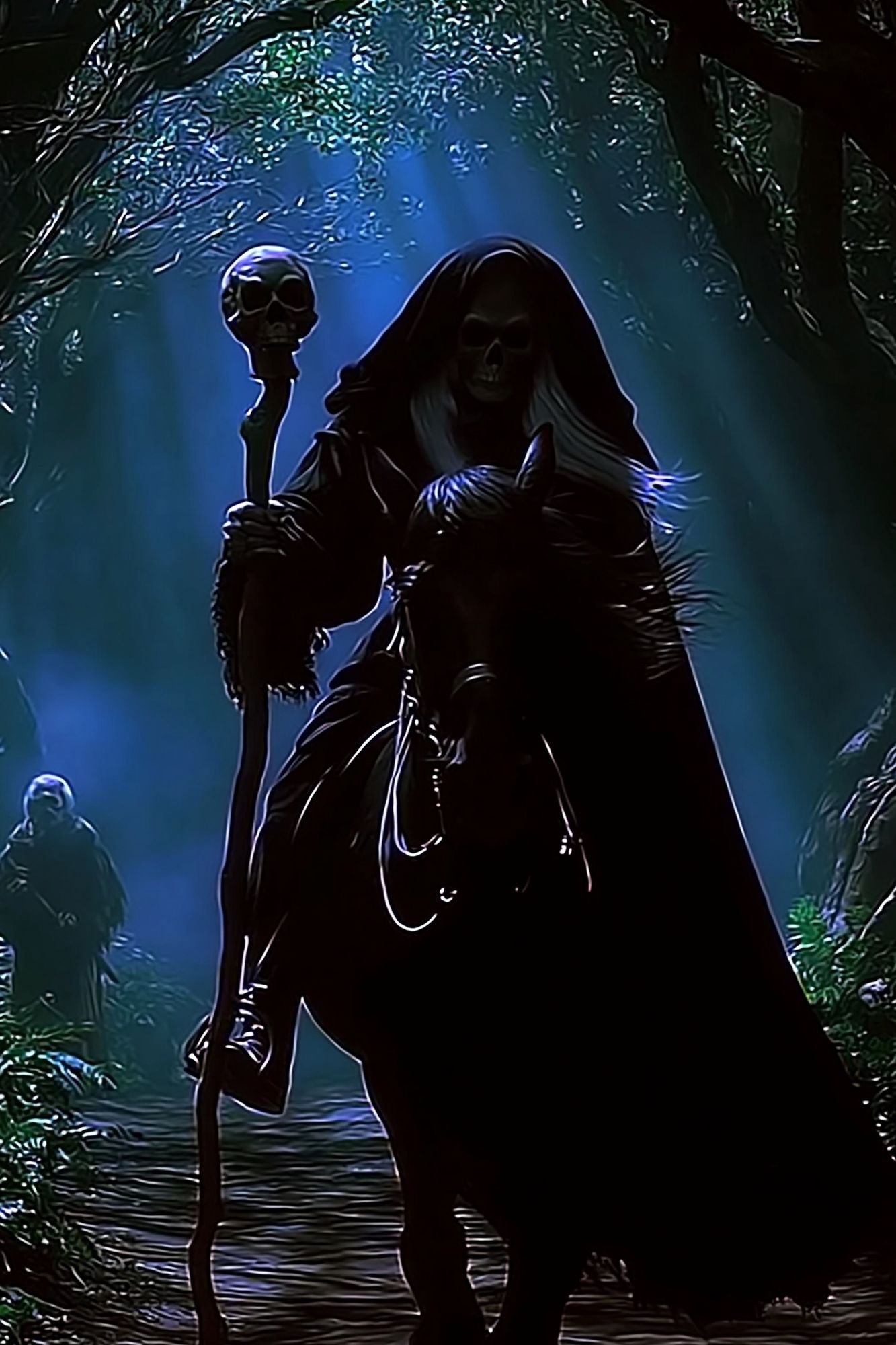 Grim Reaper Forest Scene Poster. poster detail