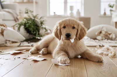 Golden Retriever Puppy Photography Poster.
