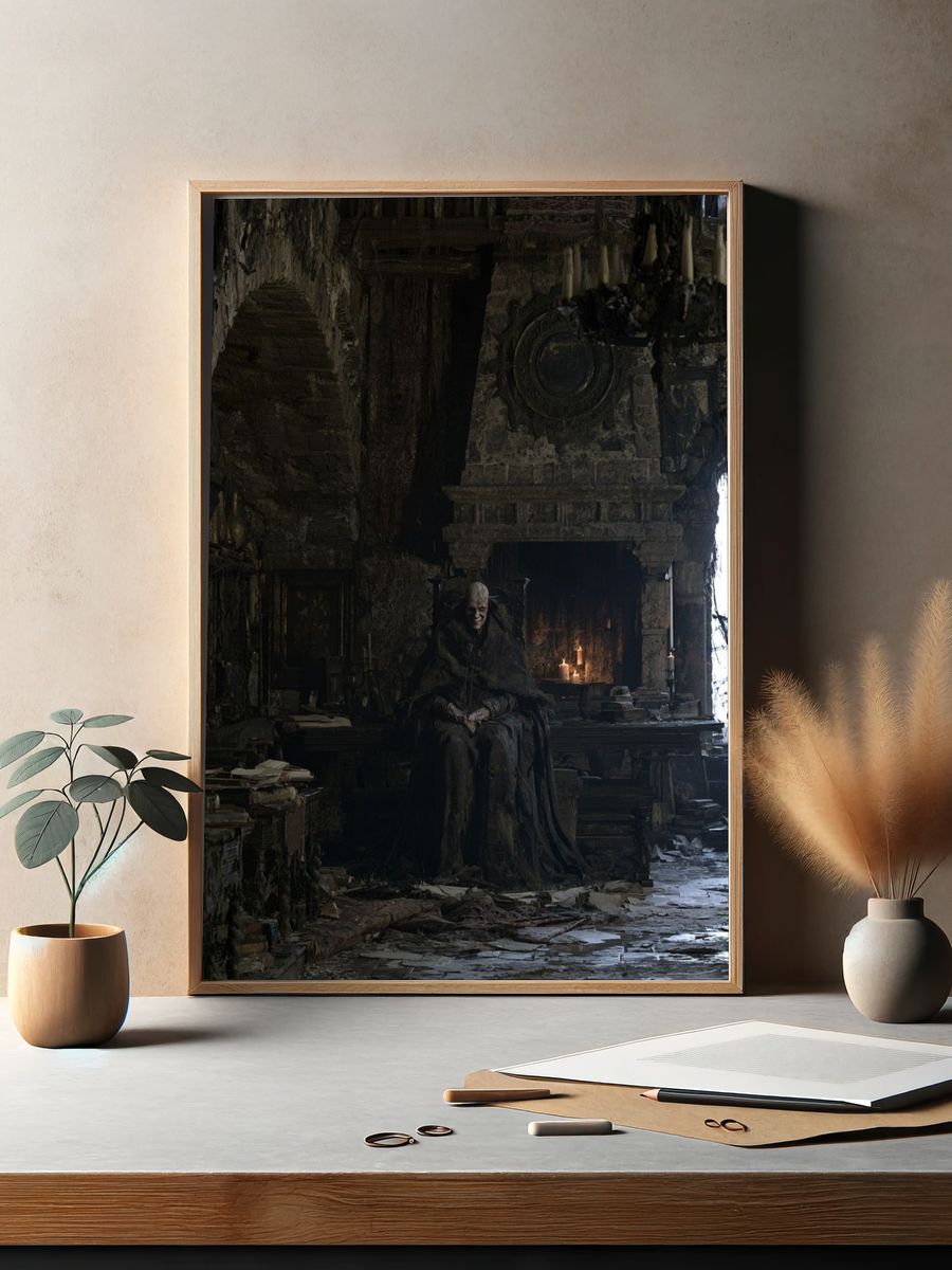 Gothic Throne Room — Fine-Art Print. — room view 2