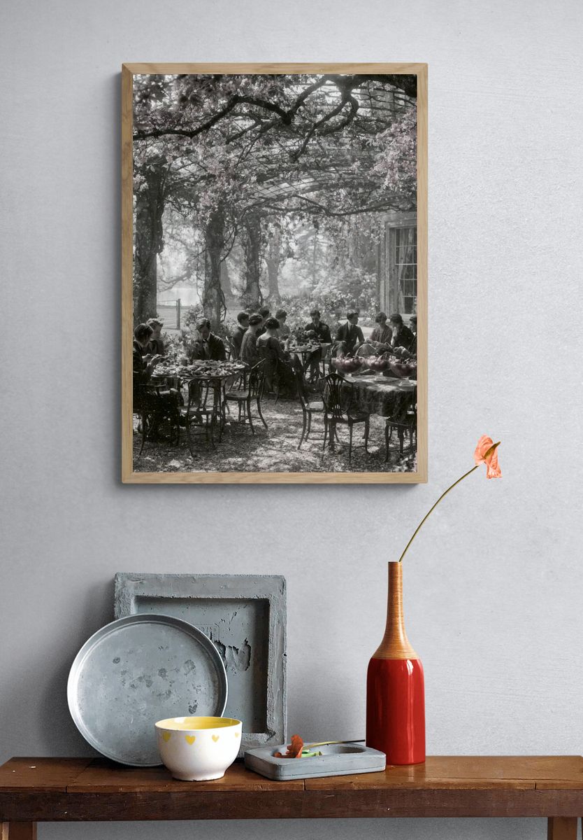 Garden Tea Party Photography Poster. — room view 3