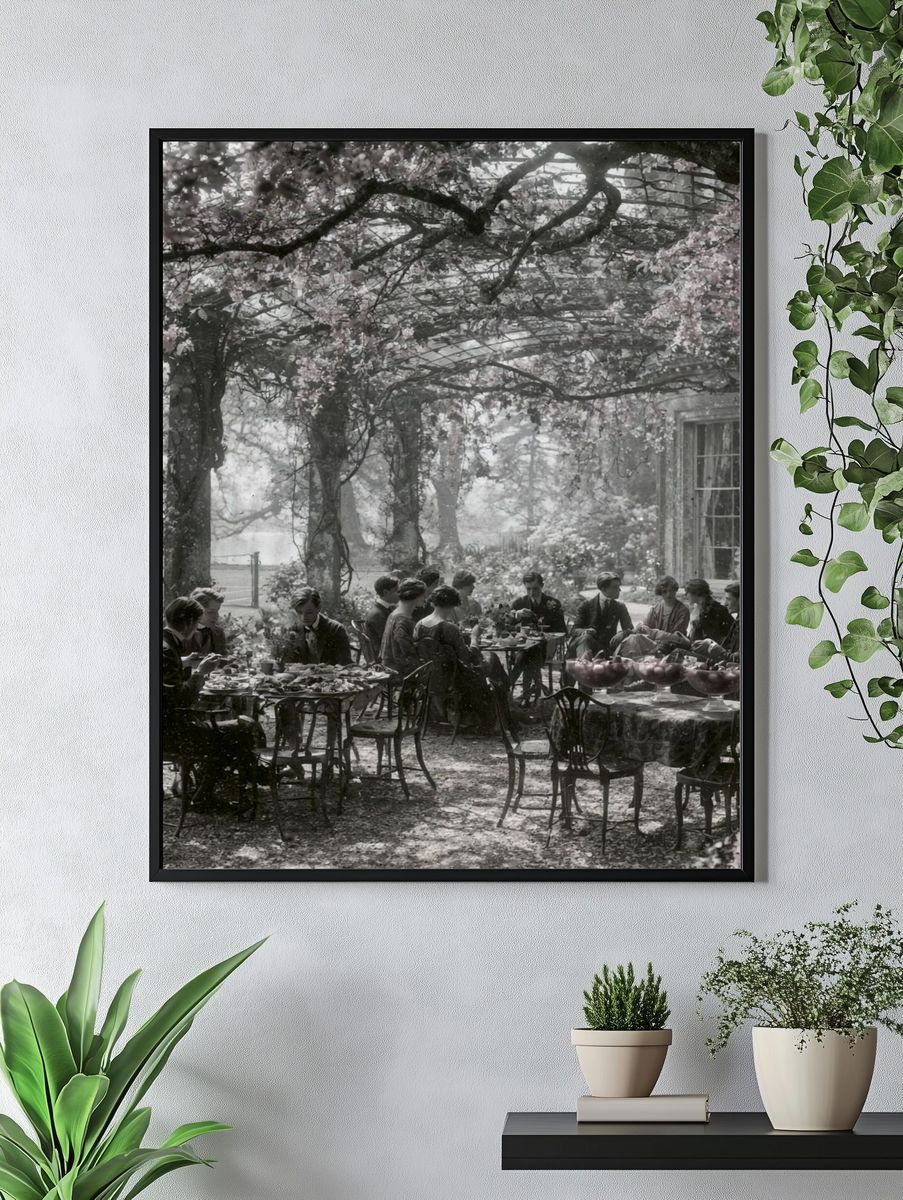 Garden Tea Party Photography Poster. — room view 4