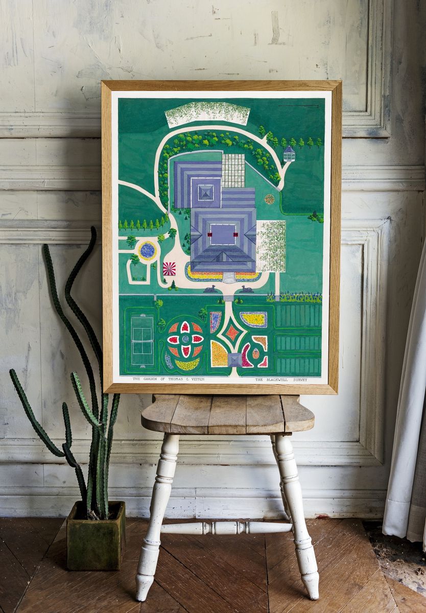 The Garden of Thomas C. Veitch — Vintage Print. — room view 1