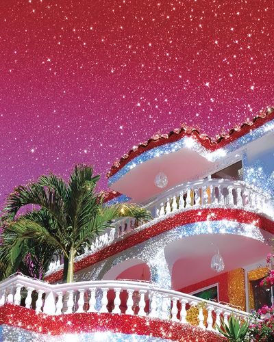 Glittering Villa — Contemporary Print. poster print