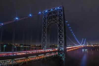 George Washington Bridge — Night Photography Print. poster print