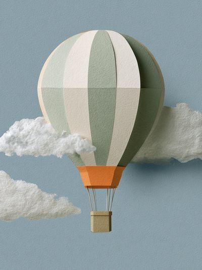 Hot Air Balloon Sky Poster. poster