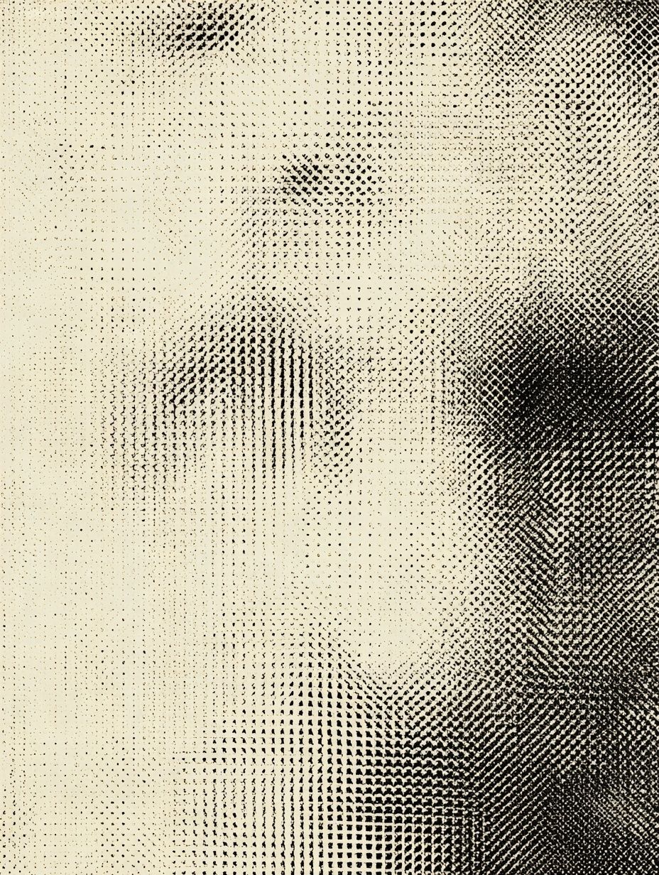 Halftone Texture Abstract Poster. poster — abstract art