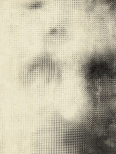 Halftone Texture Abstract Poster. poster