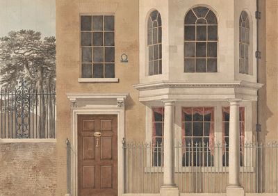 Historic Building — Vintage Print