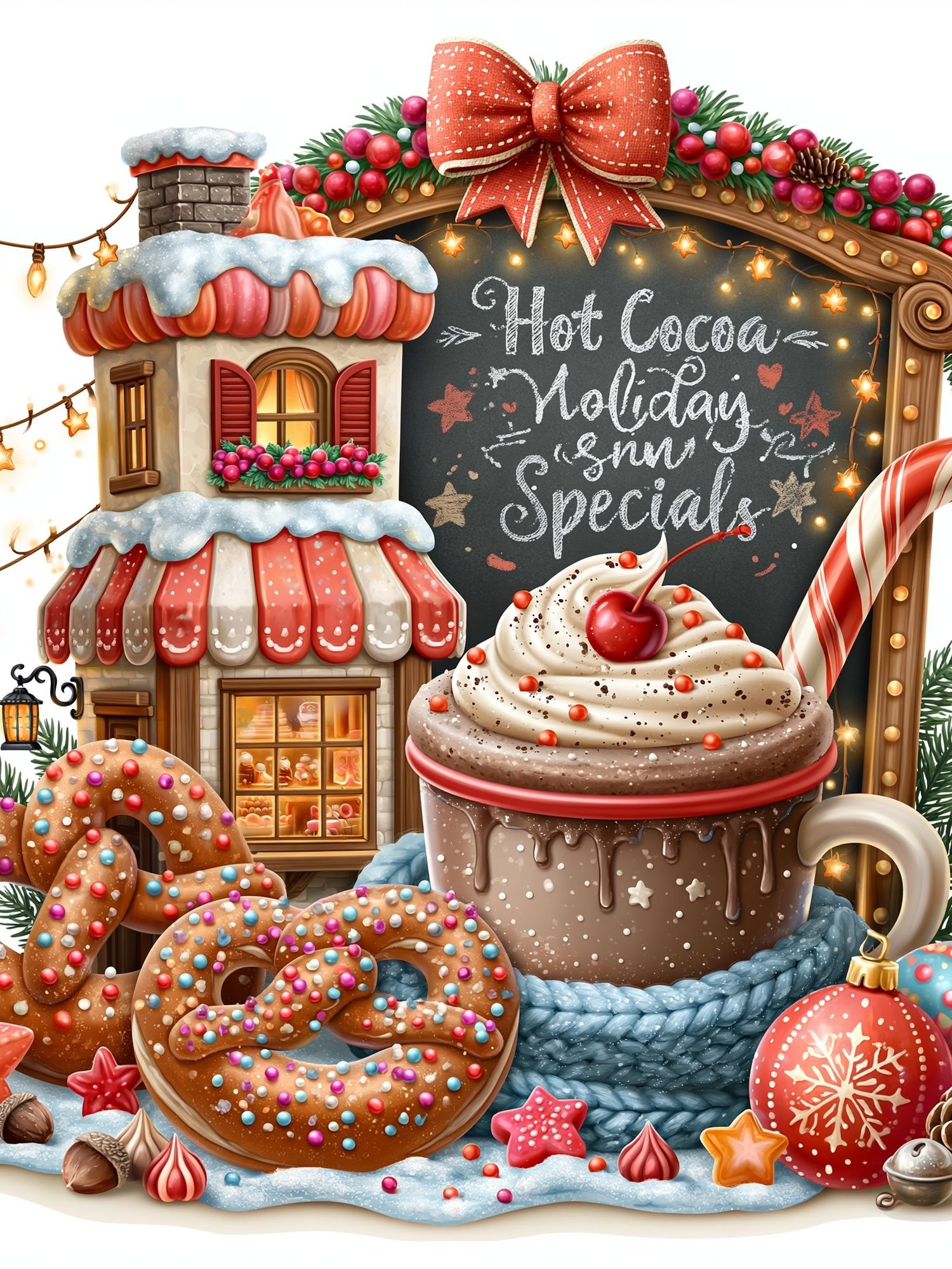 Hot Cocoa Holiday Special Print. poster detail
