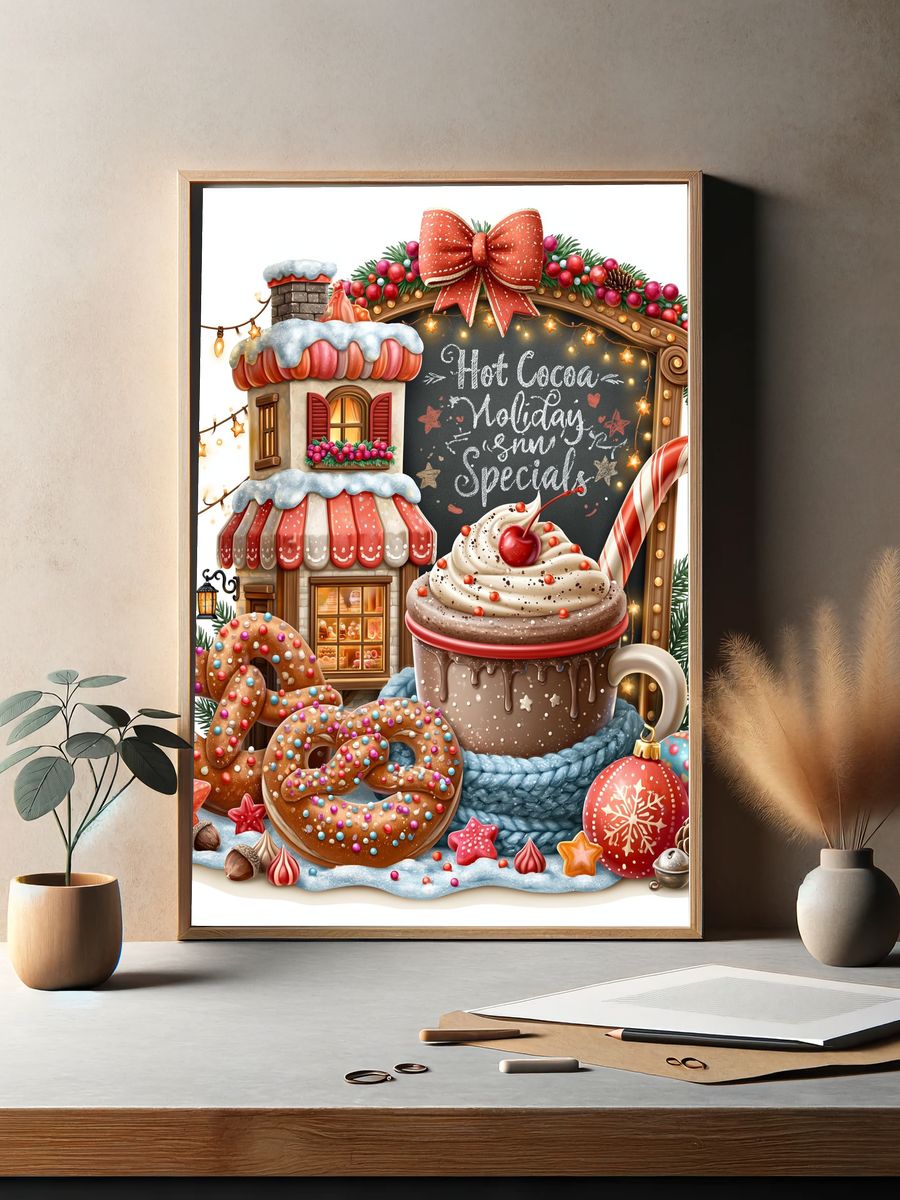 Hot Cocoa Holiday Special Print. — room view 2