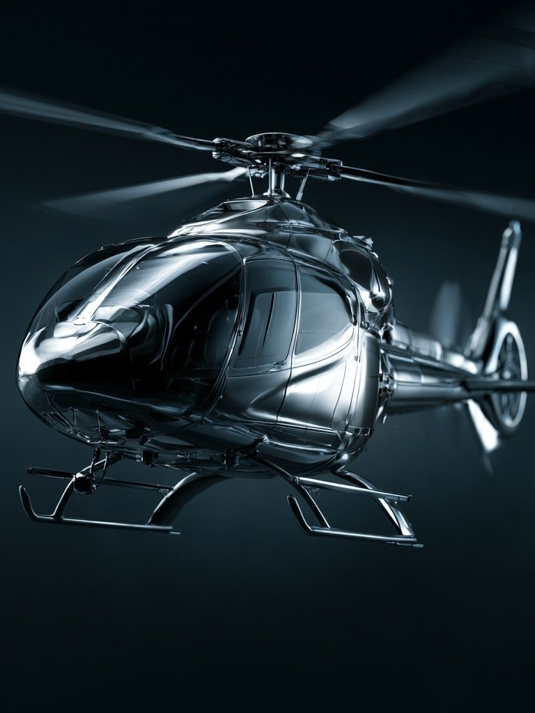 Chrome Helicopter Photography Poster. poster — photography art
