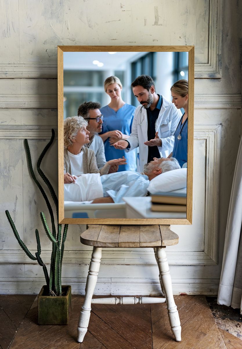 Hospital Care Team Photography Poster. room preview