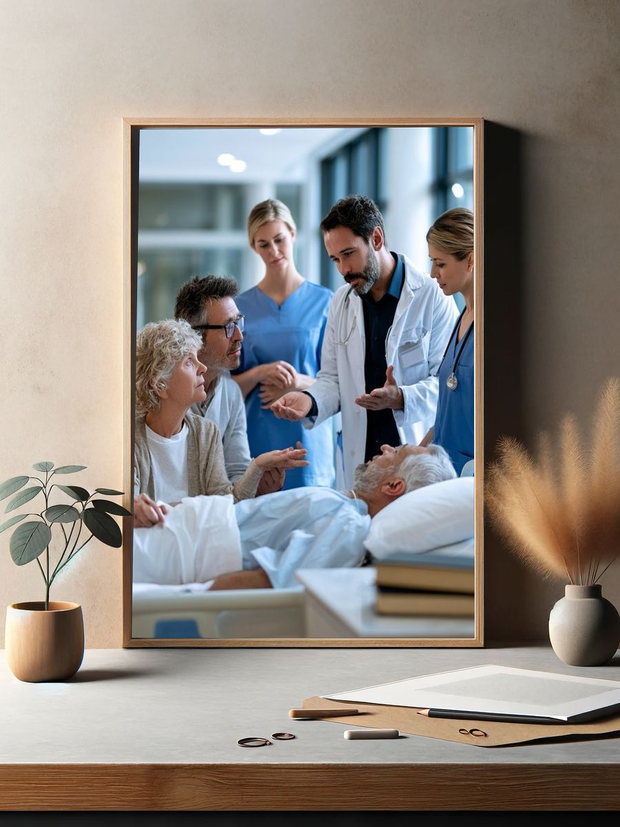 Hospital Care Team Photography Poster. — room view 2