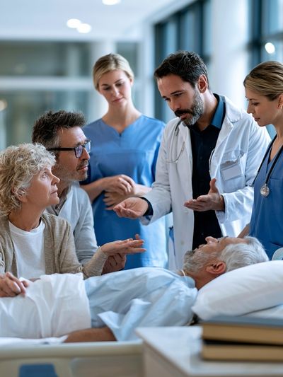 Hospital Care Team Photography Poster.
