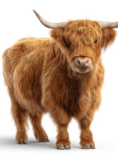 Highland Cow — Animal Print. poster print
