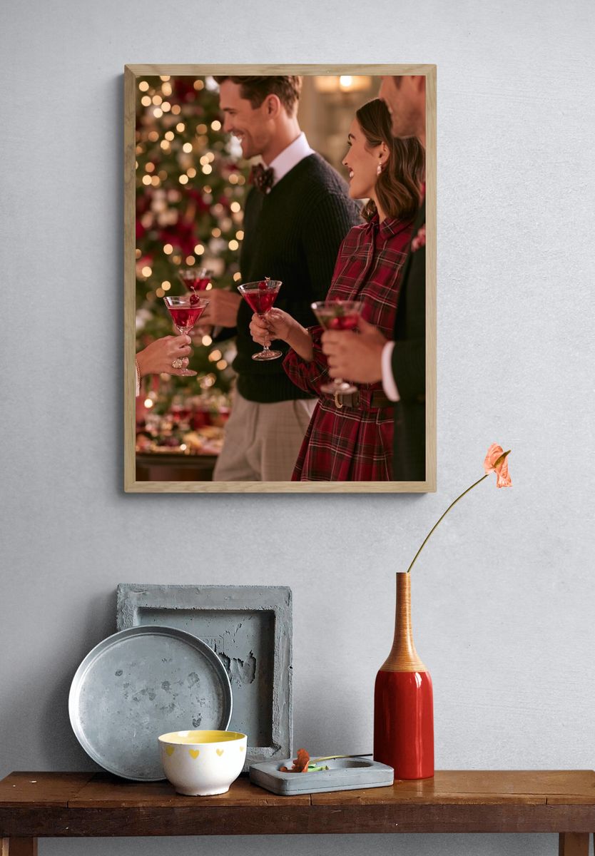 Holiday Cocktail Party Photography Poster. — room view 3
