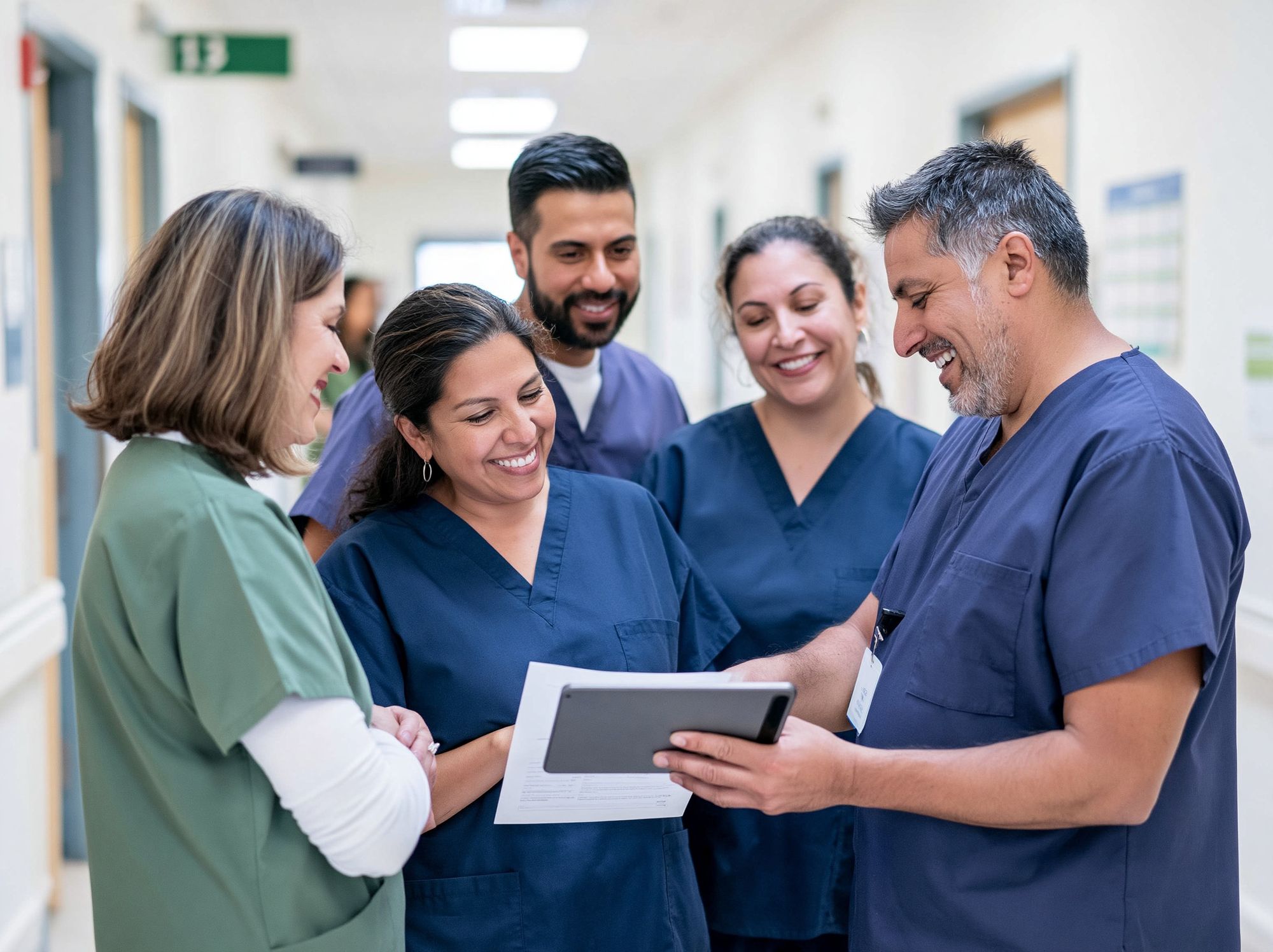 Healthcare Team Collaboration Photography Poster. poster — photography art