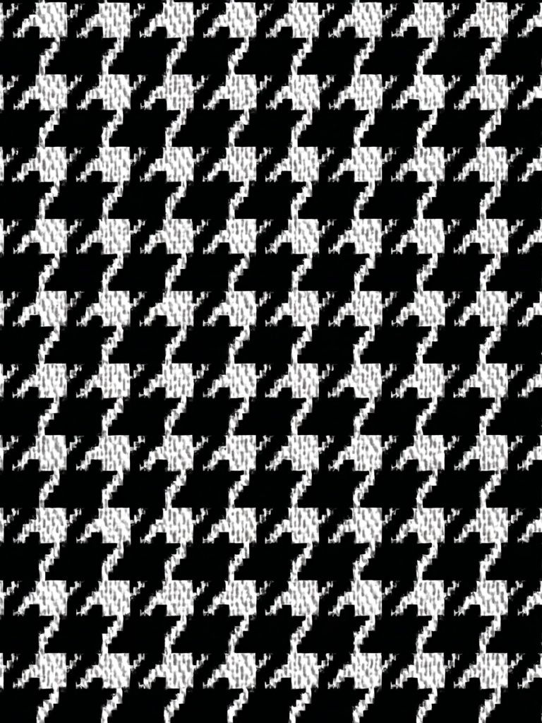 Houndstooth Pattern — Minimalist Print. poster detail