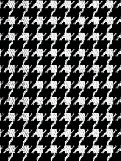Houndstooth Pattern — Minimalist Print