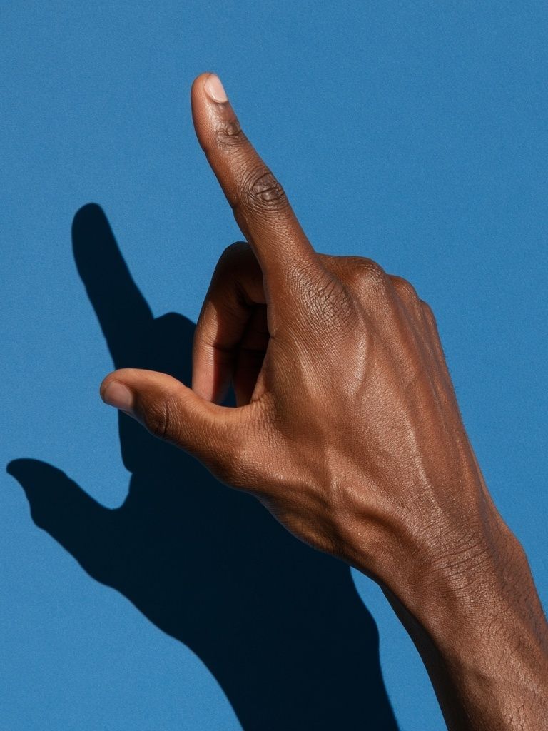 Hand Gesture Photography Poster. poster — photography art