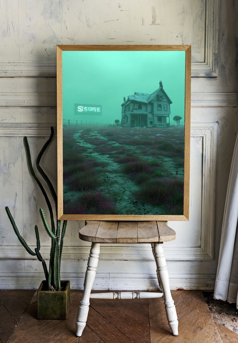 Haunted House — Surrealism Print. — room view 1