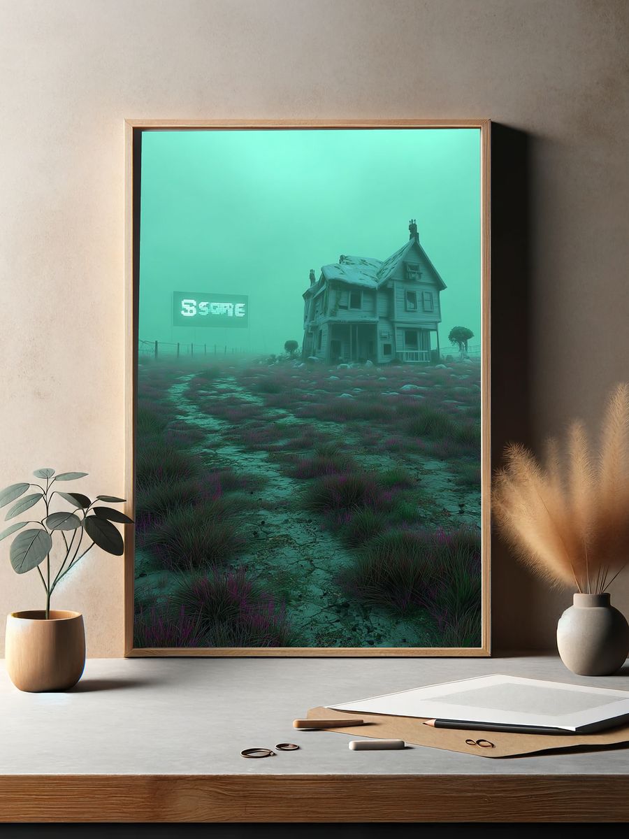 Haunted House — Surrealism Print. — room view 2