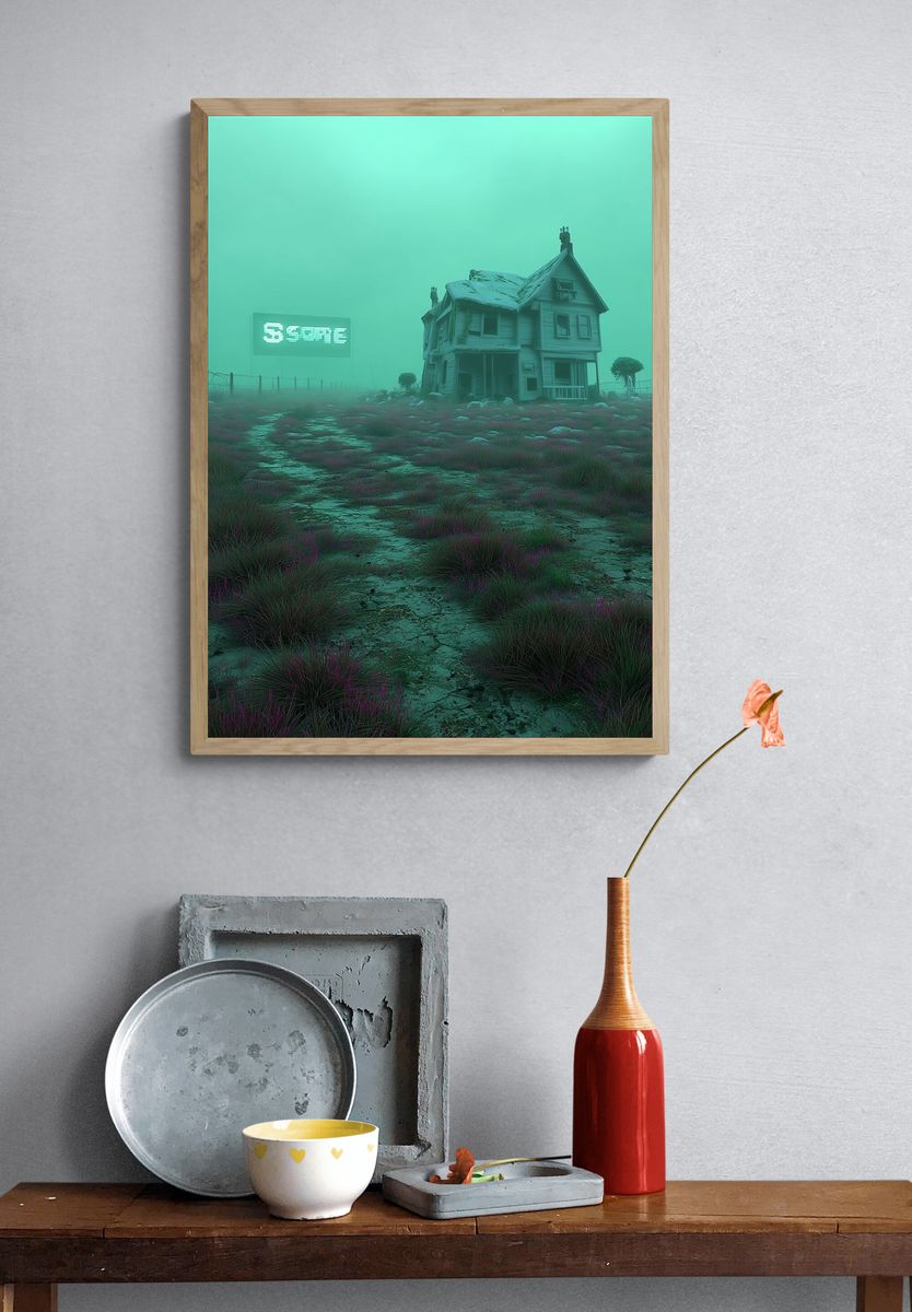 Haunted House — Surrealism Print. — room view 3