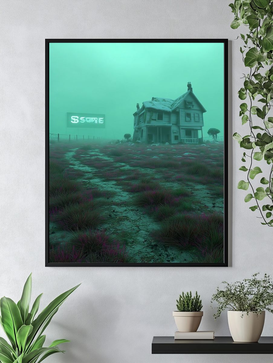 Haunted House — Surrealism Print. — room view 4