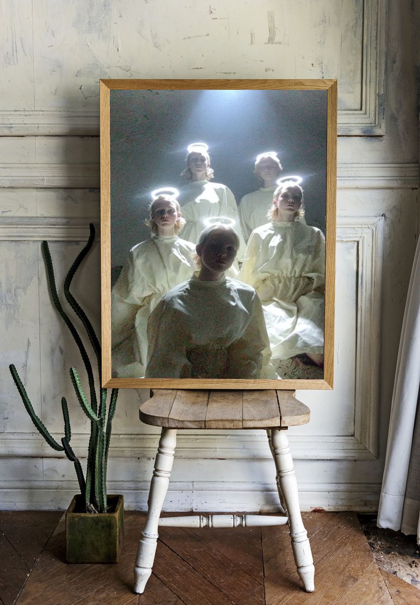 Halo Figures Photography Poster. room preview