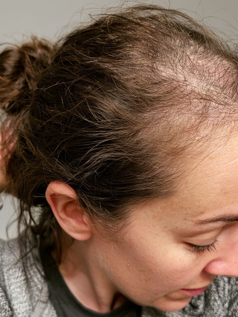 Hair Loss Portrait Photography Poster. poster detail
