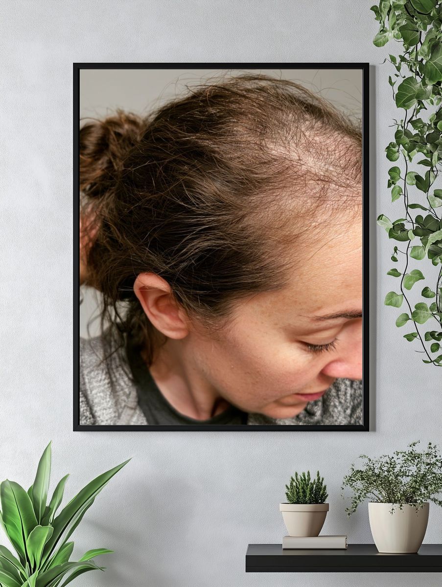 Hair Loss Portrait Photography Poster. — room view 4