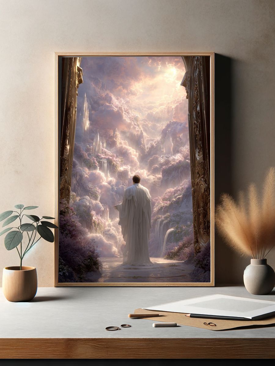 Heavenly Landscape — Fine Art Print. — room view 2