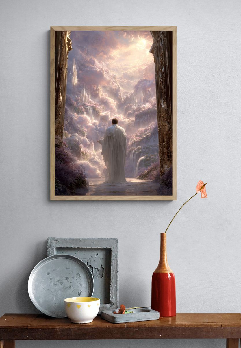 Heavenly Landscape — Fine Art Print. — room view 3