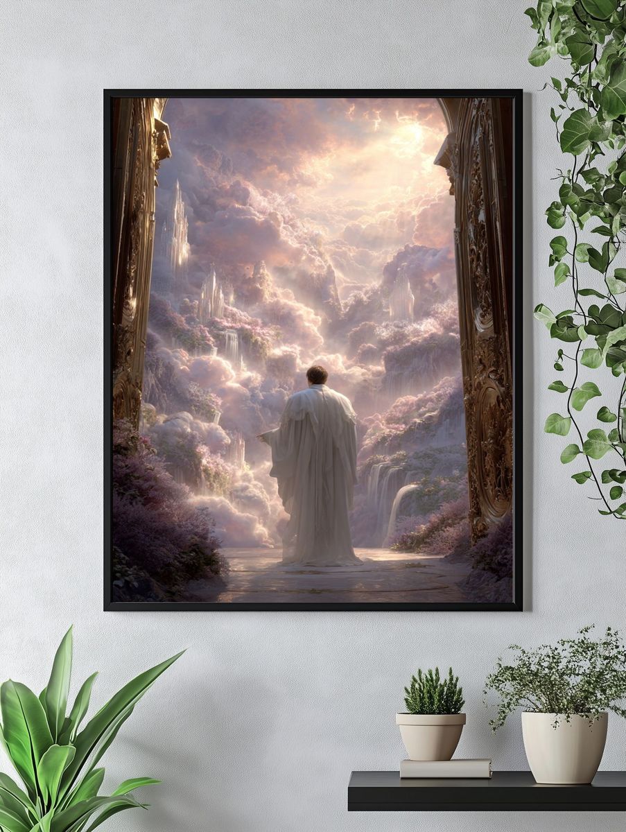 Heavenly Landscape — Fine Art Print. — room view 4